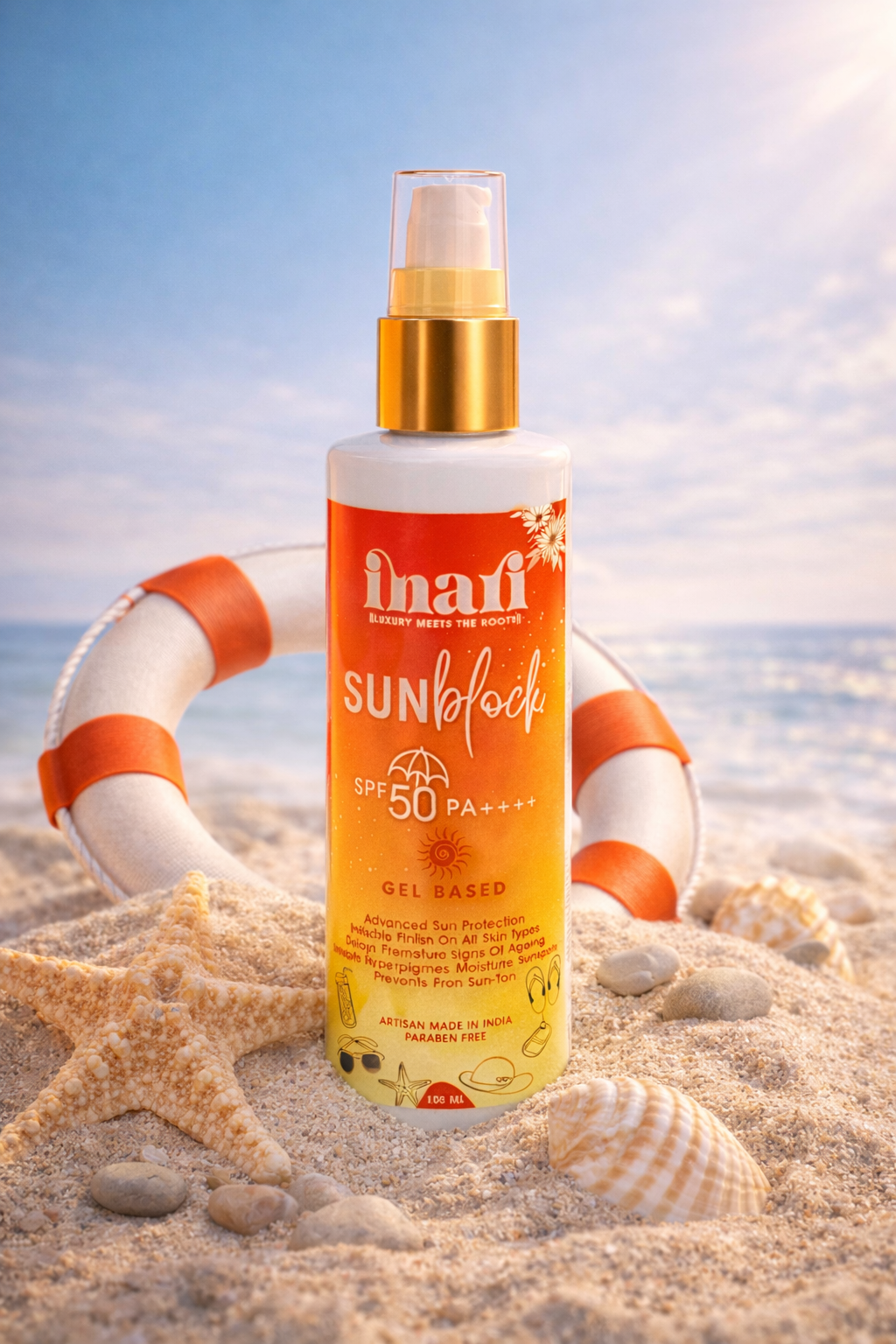 INARI™ SUNBLOCK 50++++ SPF the BFF - GEL BASED 100ML