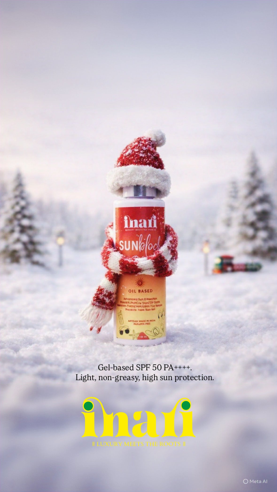 INARI™ SUNBLOCK 50++++ SPF the BFF - GEL BASED 100ML