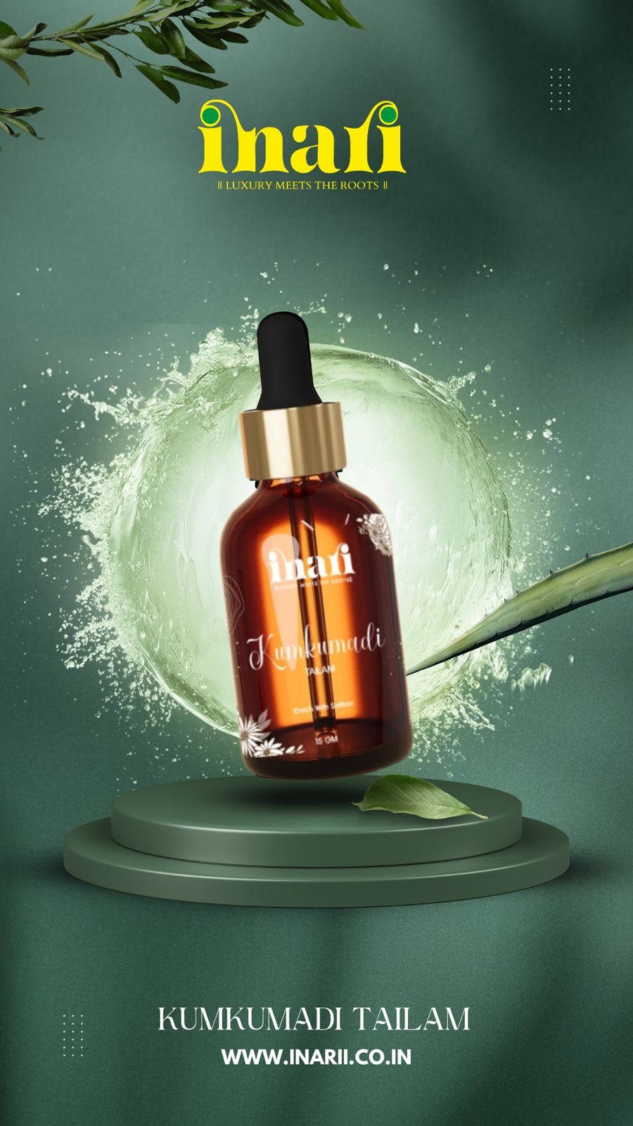 INARI™ KUMKUMADI TAILAM  ⁠Radiance ReDefined 30ML